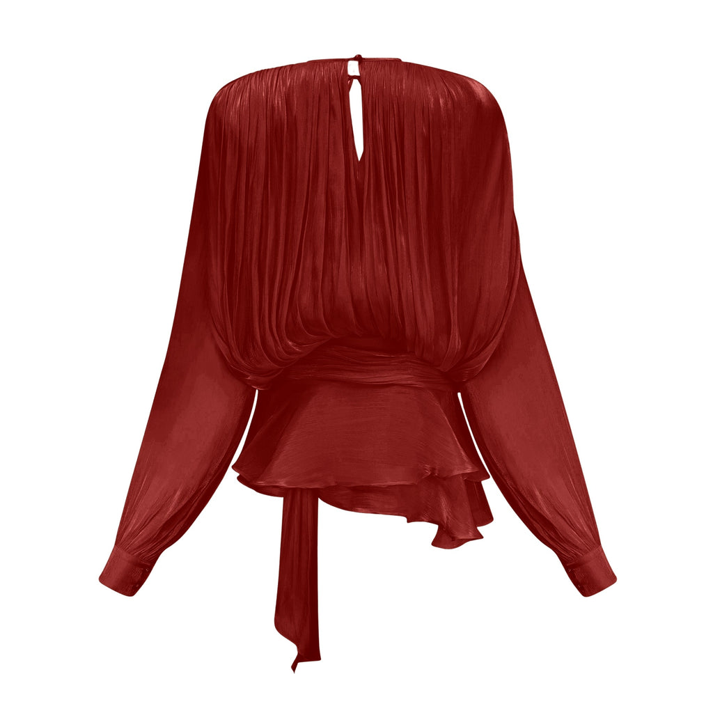 Eugenie Pleated Mini Dress by SIENA - image 15