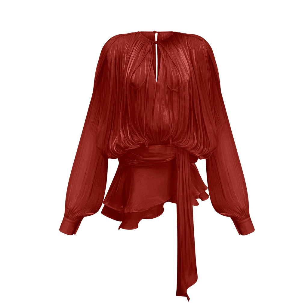 Eugenie Pleated Mini Dress by SIENA - image 2