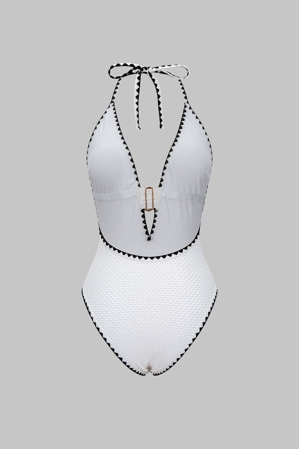 Halter Gold One-Piece Swimsuit by SIENA - image 3