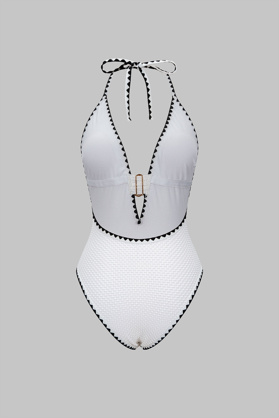 Halter Gold One-Piece Swimsuit by SIENA - image 3
