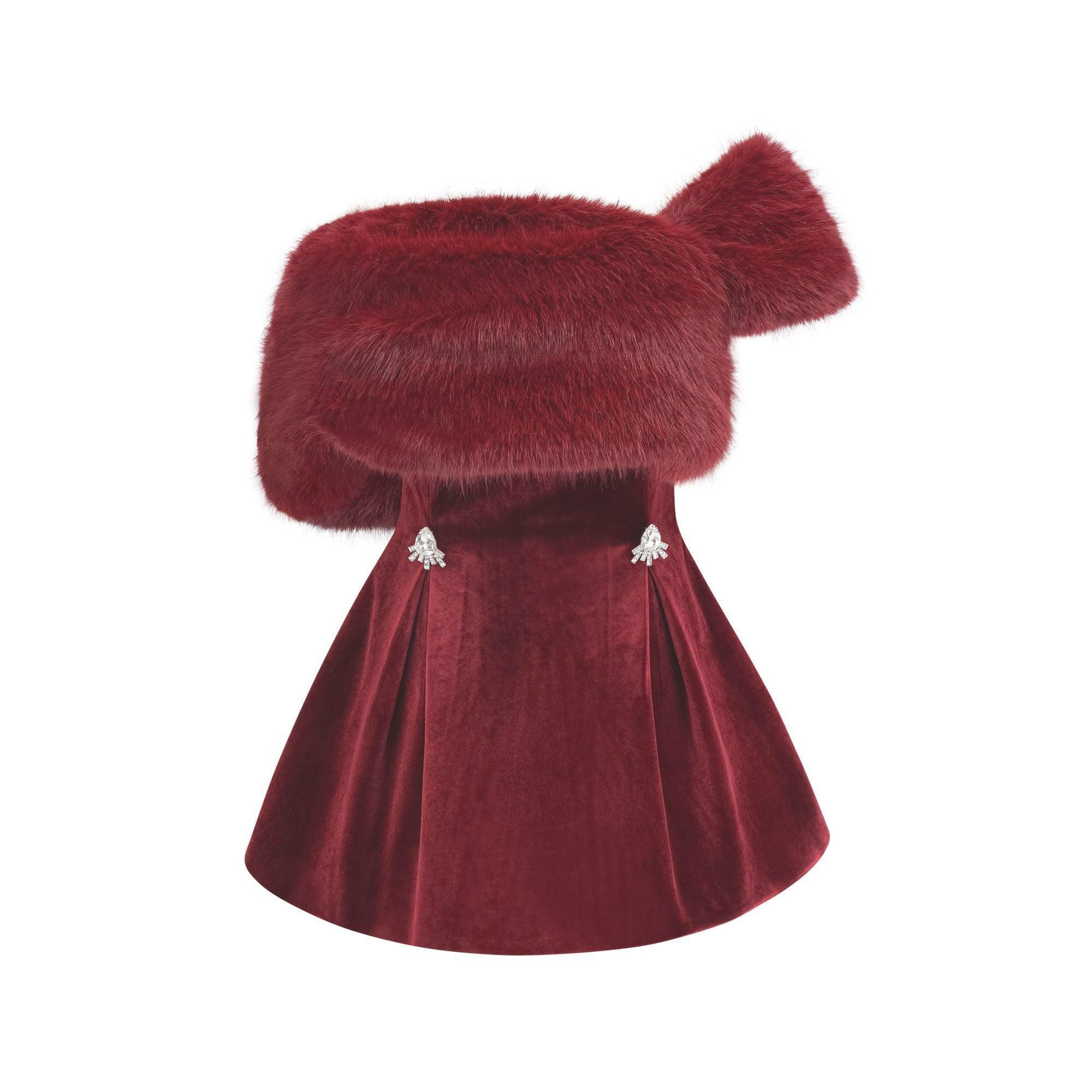 Wivika Velvet Mini Dress by SIENA - image 2