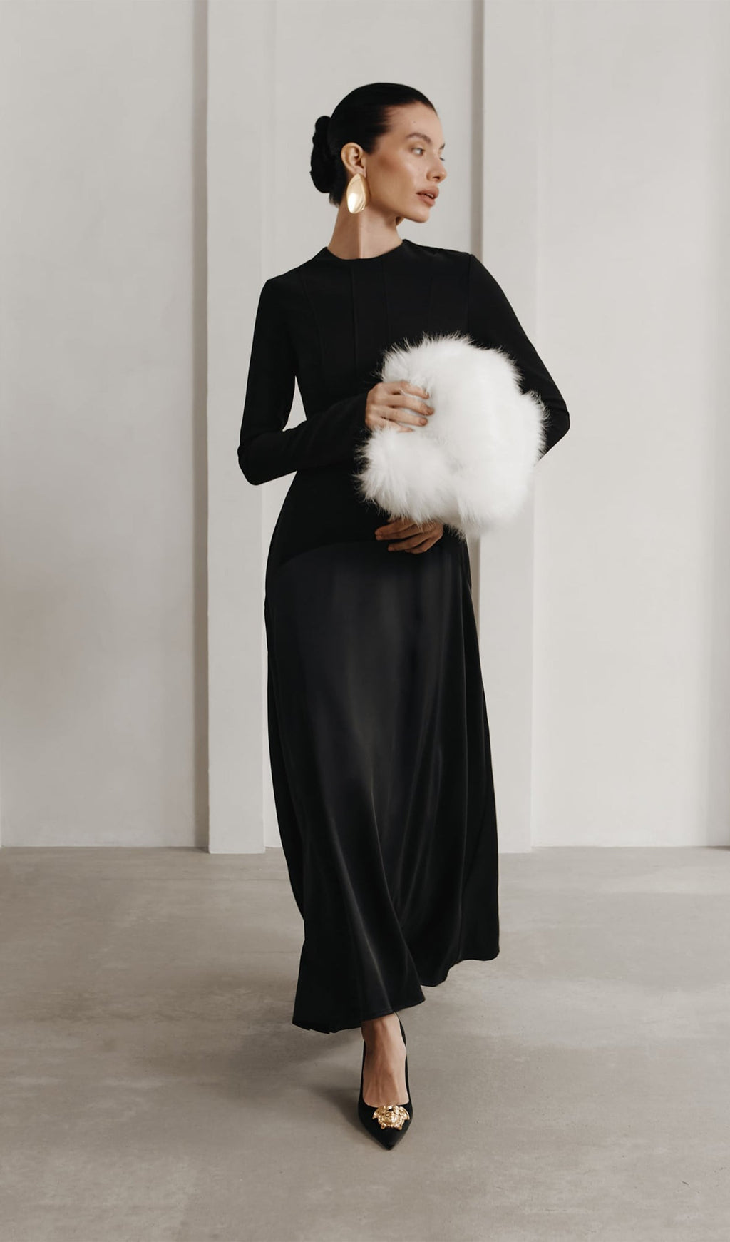 Orme Satin Maxi Dress by SIENA - image 5