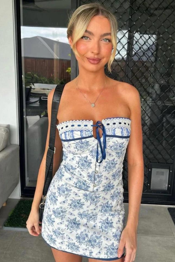 Amaya Floral Mini Dress by SIENA - image 7