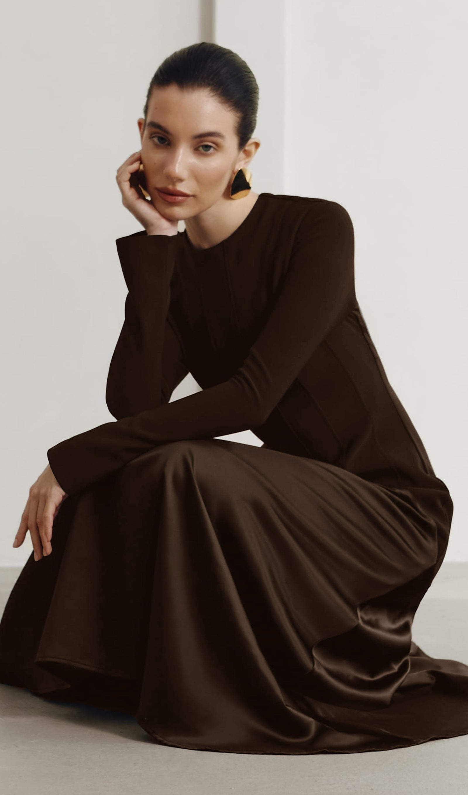 Orme Satin Maxi Dress by SIENA - image 12