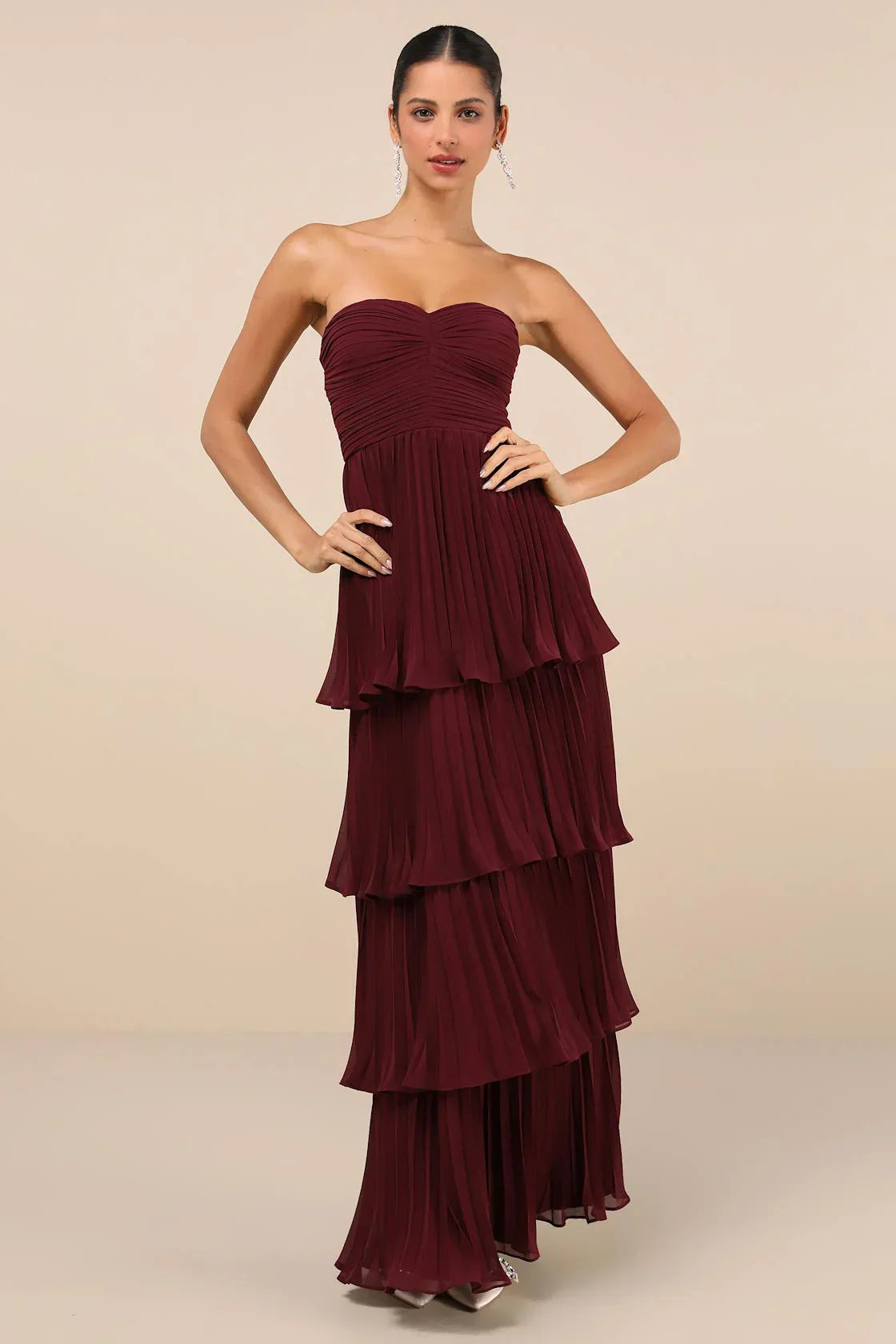 Erik Strapless Maxi Dress by SIENA