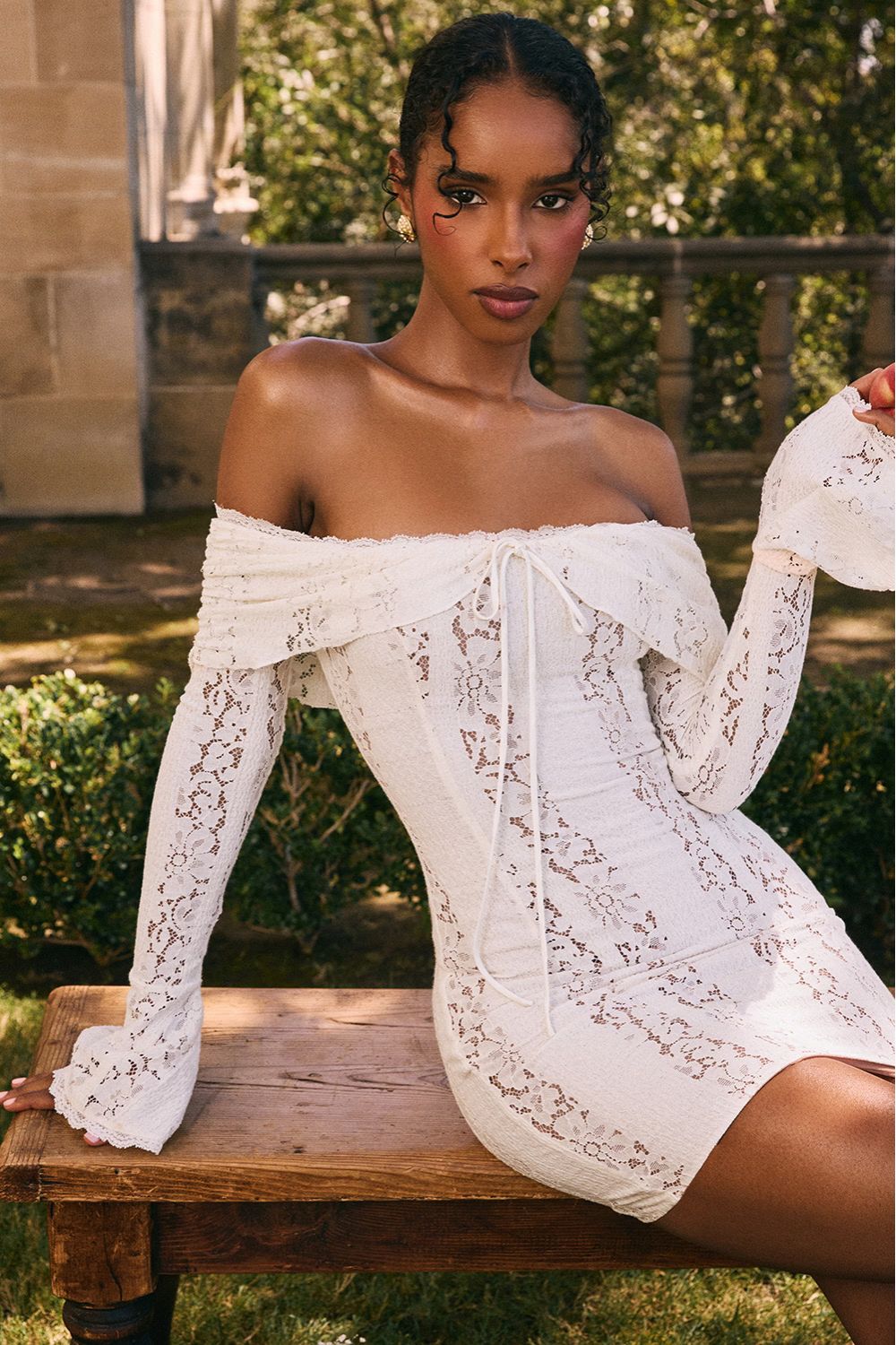 Georgia Lace Mini Dress by SIENA - image 2