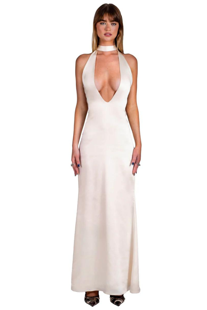 Karolina Satin Maxi Dress by SIENA - image 3