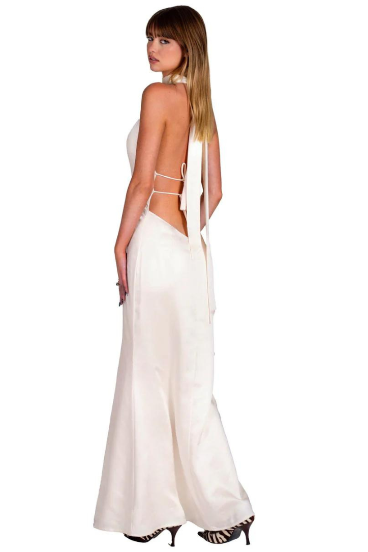 Karolina Satin Maxi Dress by SIENA - image 4