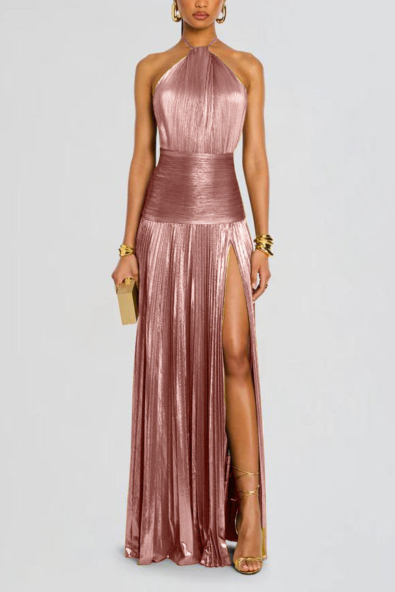Thalia Halter Maxi Dress by SIENA