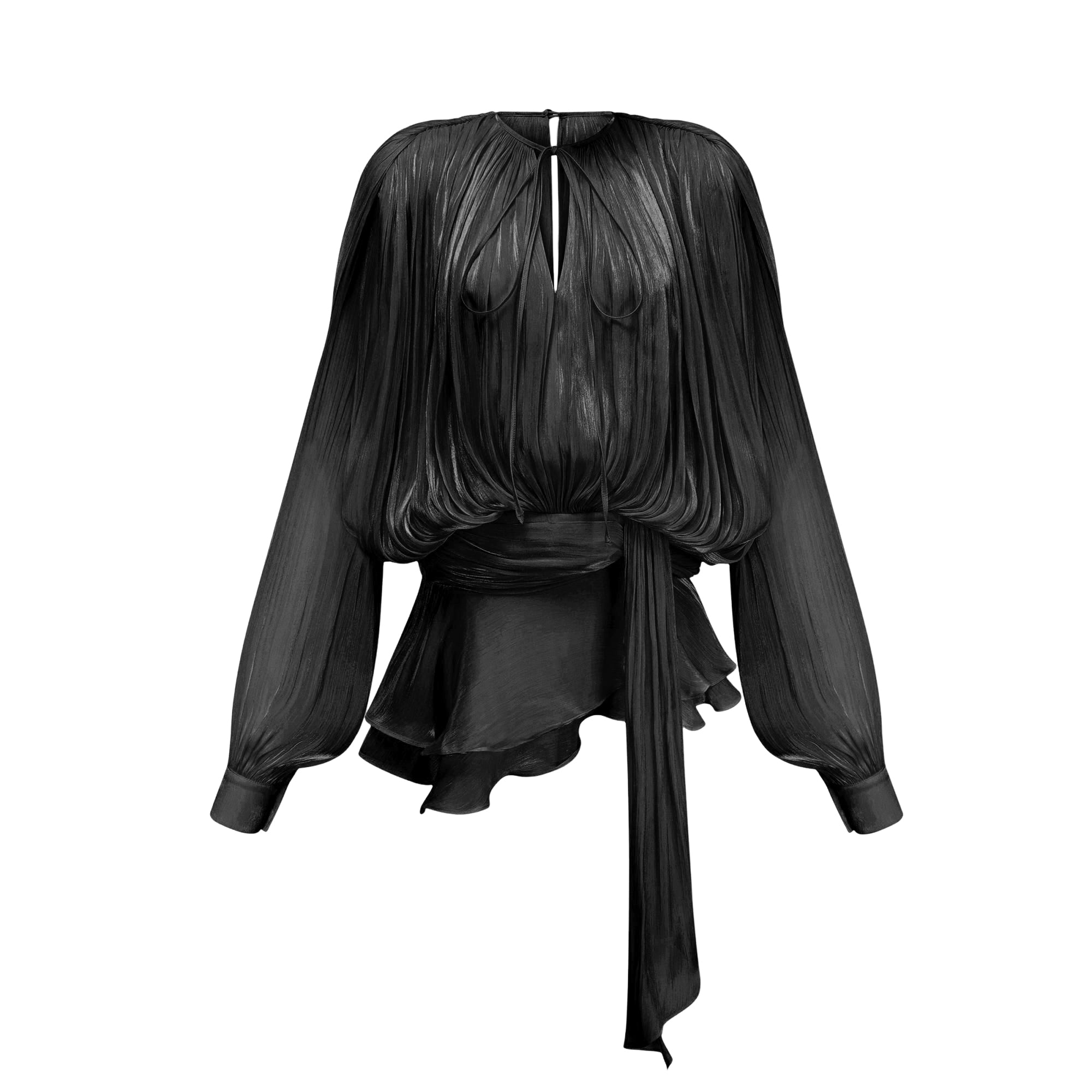 Eugenie Pleated Mini Dress by SIENA - image 2