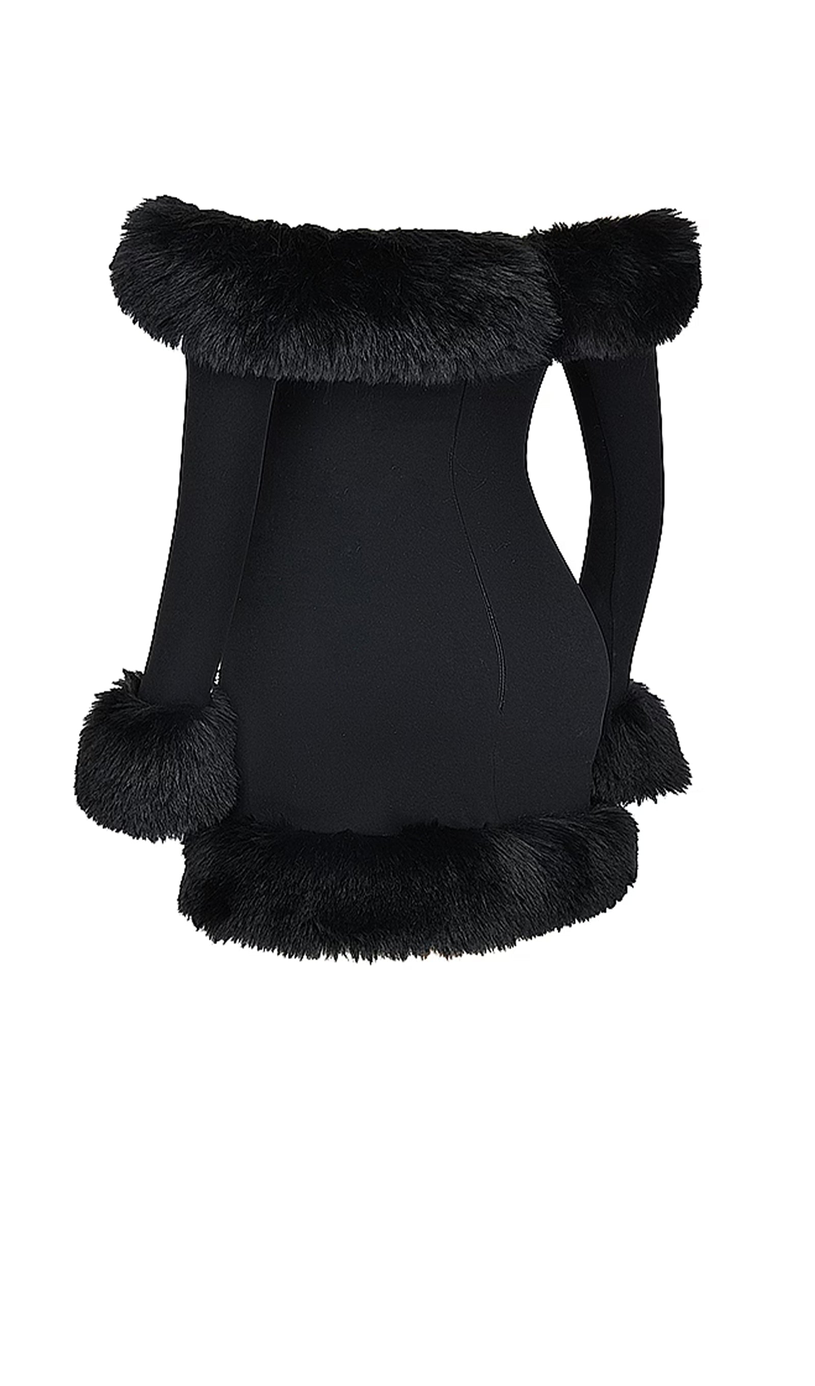 Madeleine Faux Fur Mini Dress by SIENA - image 14
