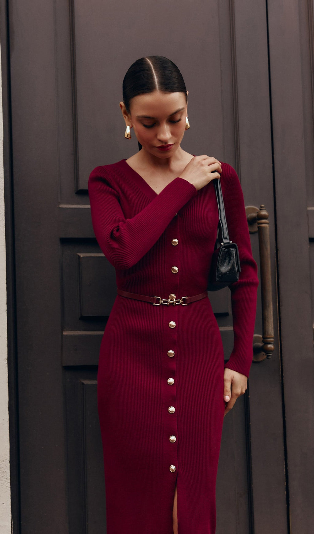 Orme Knit Midi Dress by SIENA - image 3