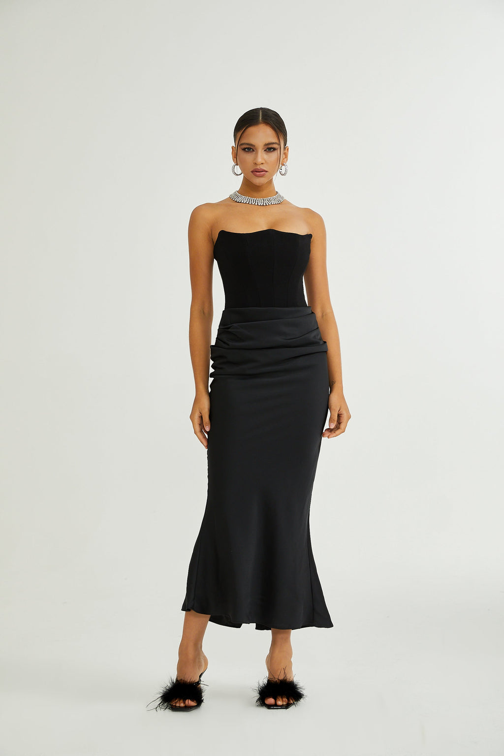 Aurore Strapless Midi Dress by SIENA - image 5