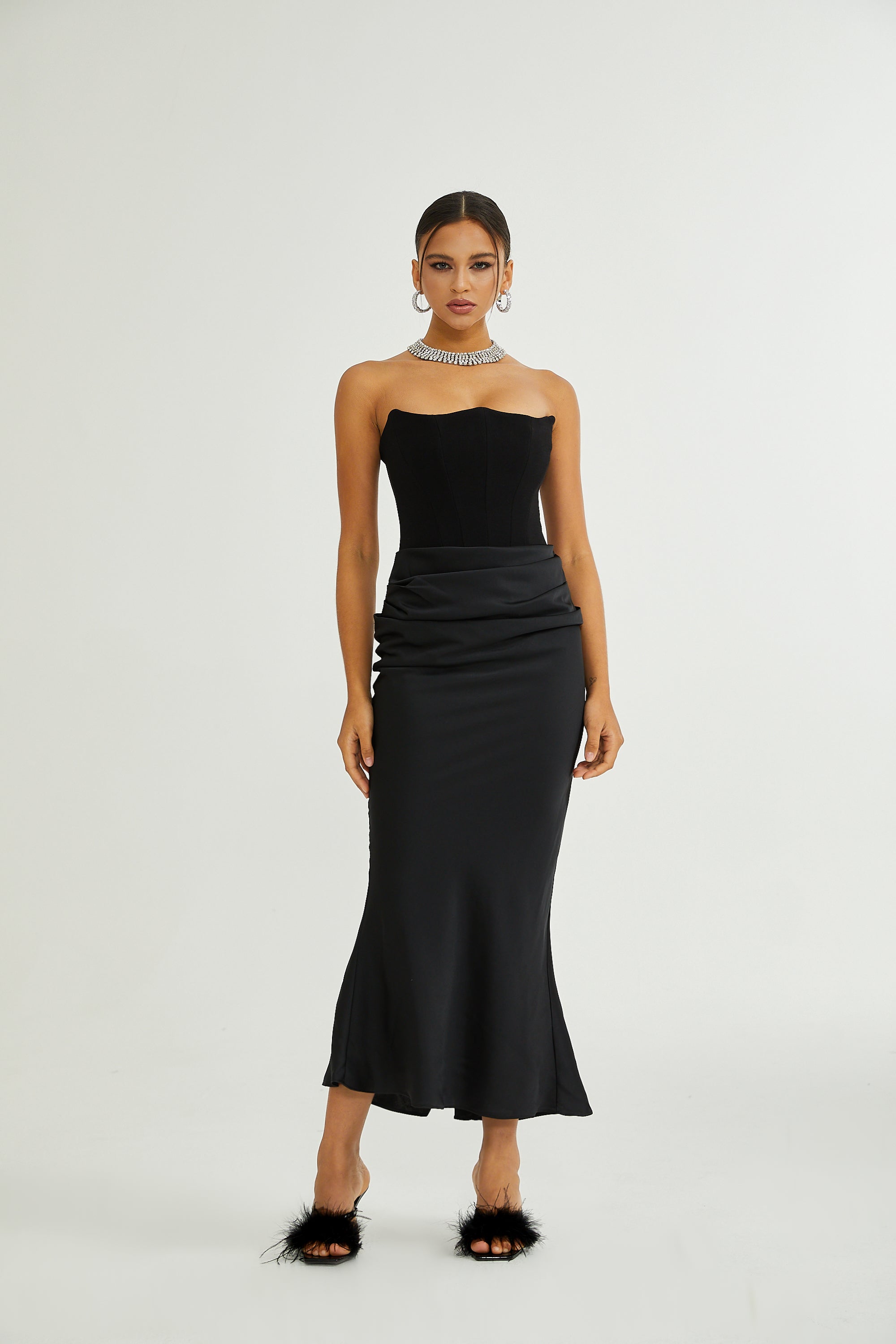 Aurore Strapless Midi Dress by SIENA - image 5