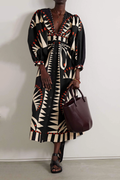 Etnik Printed Midi Dress by SIENA