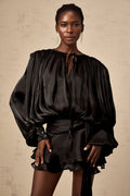 Eugenie Pleated Mini Dress by SIENA - image 6