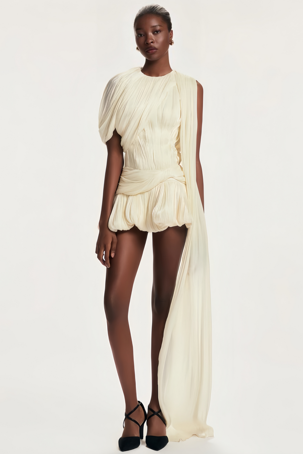 Cyrielle Asymmetric Mini Dress by SIENA - image 4