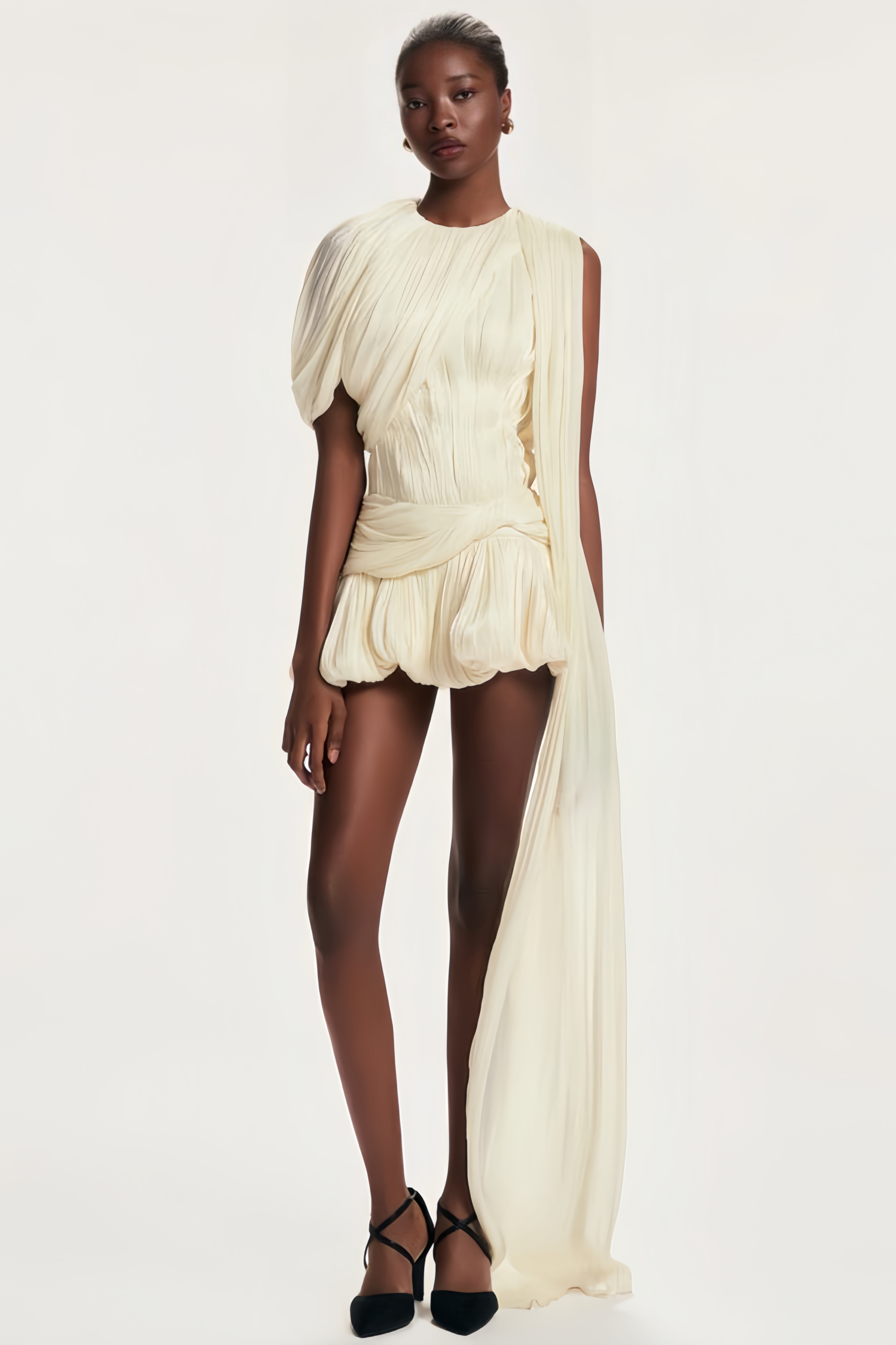 Cyrielle Asymmetric Mini Dress by SIENA - image 4