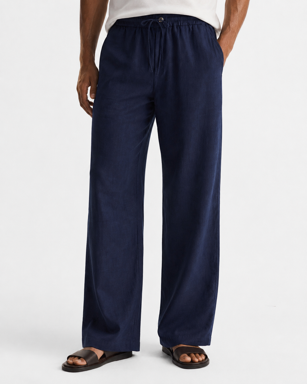 Mare Linen Pants Blue