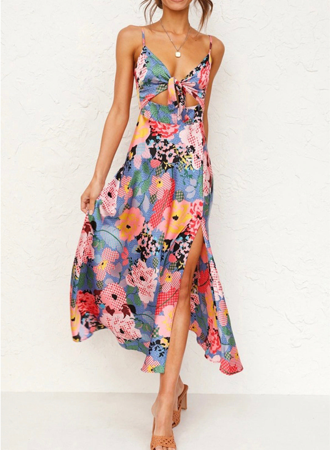 Saten Linen Satin Dress by SIENA - image 7