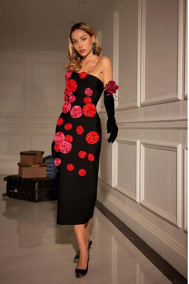 Natalia Floral Midi Dress by SIENA - image 2