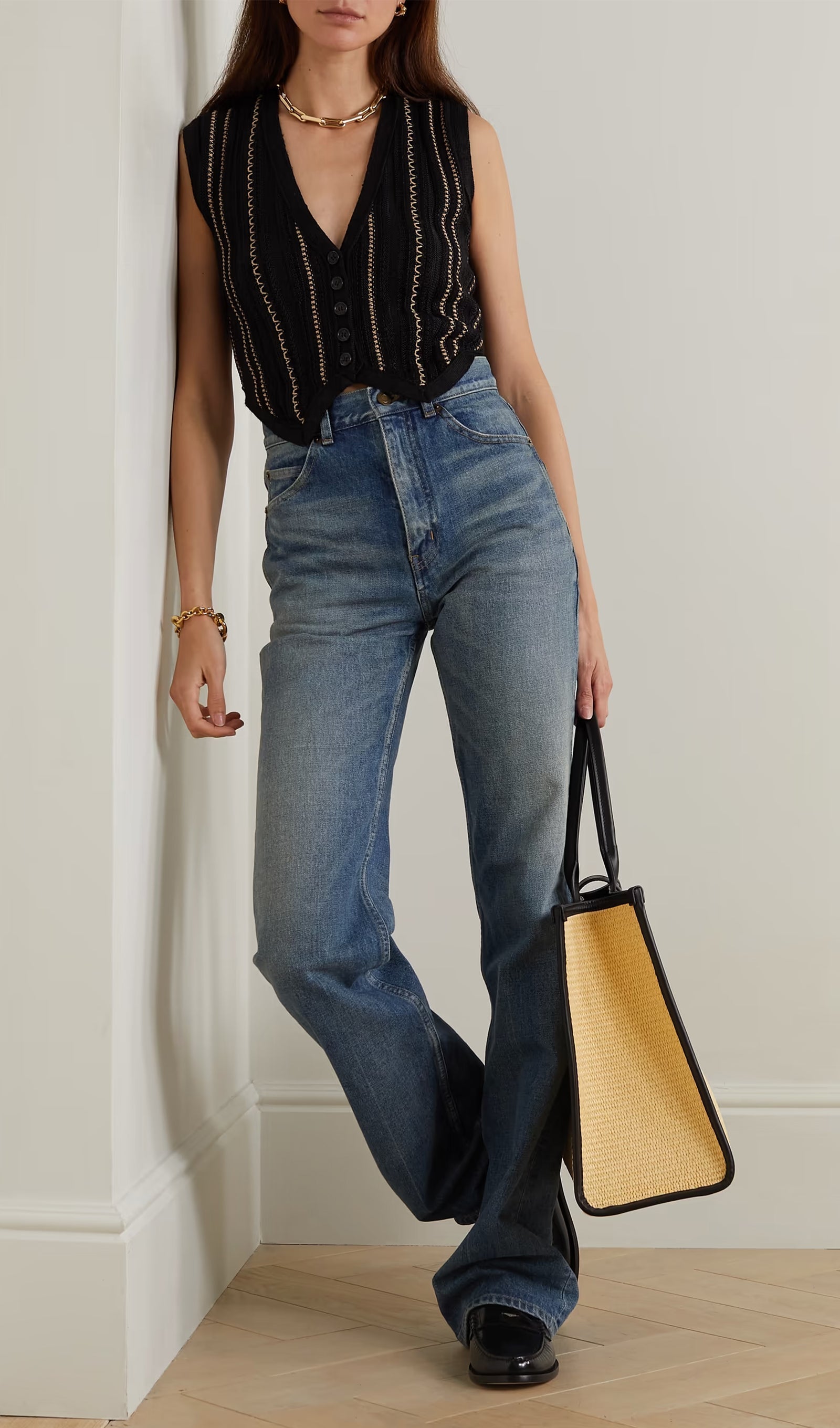 Naksl Linen Knit Top by SIENA