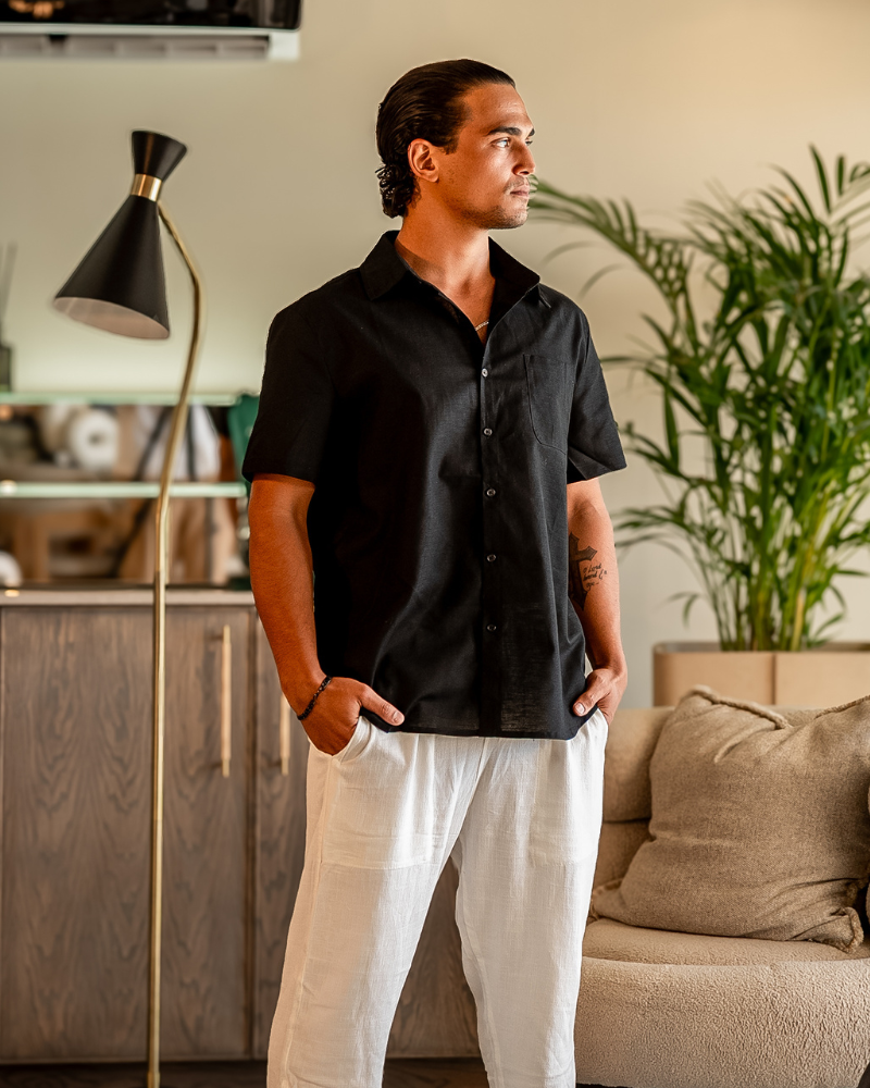 Cape Town Linen Shirt (Short Sleeve)