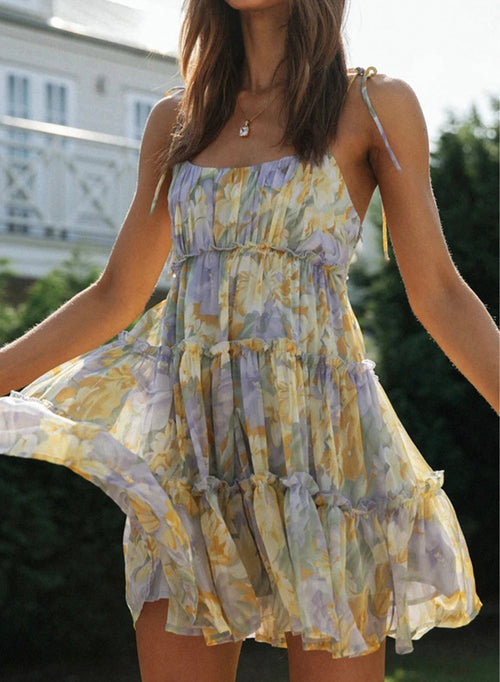 Amazing Floral Mini Dress by SIENA - image 2