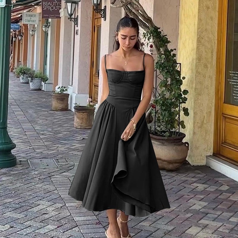 Sleeveless Corset Midi Dress by SIENA - image 4