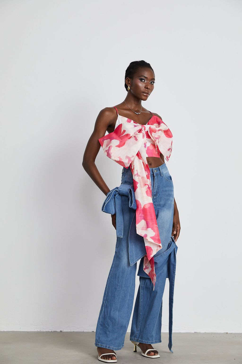 Ysabella Bow Wide Leg Jeans by SIENA - image 4