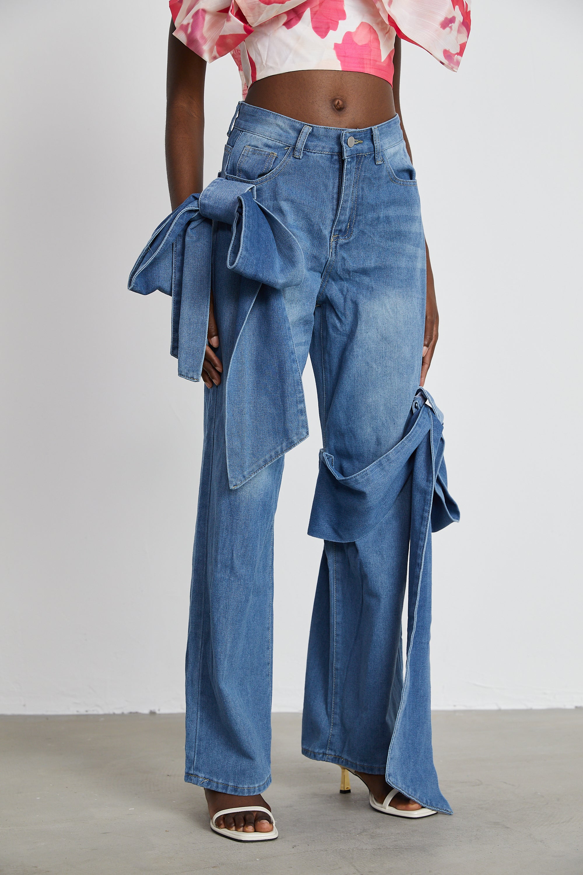 Ysabella Bow Wide Leg Jeans by SIENA - image 9
