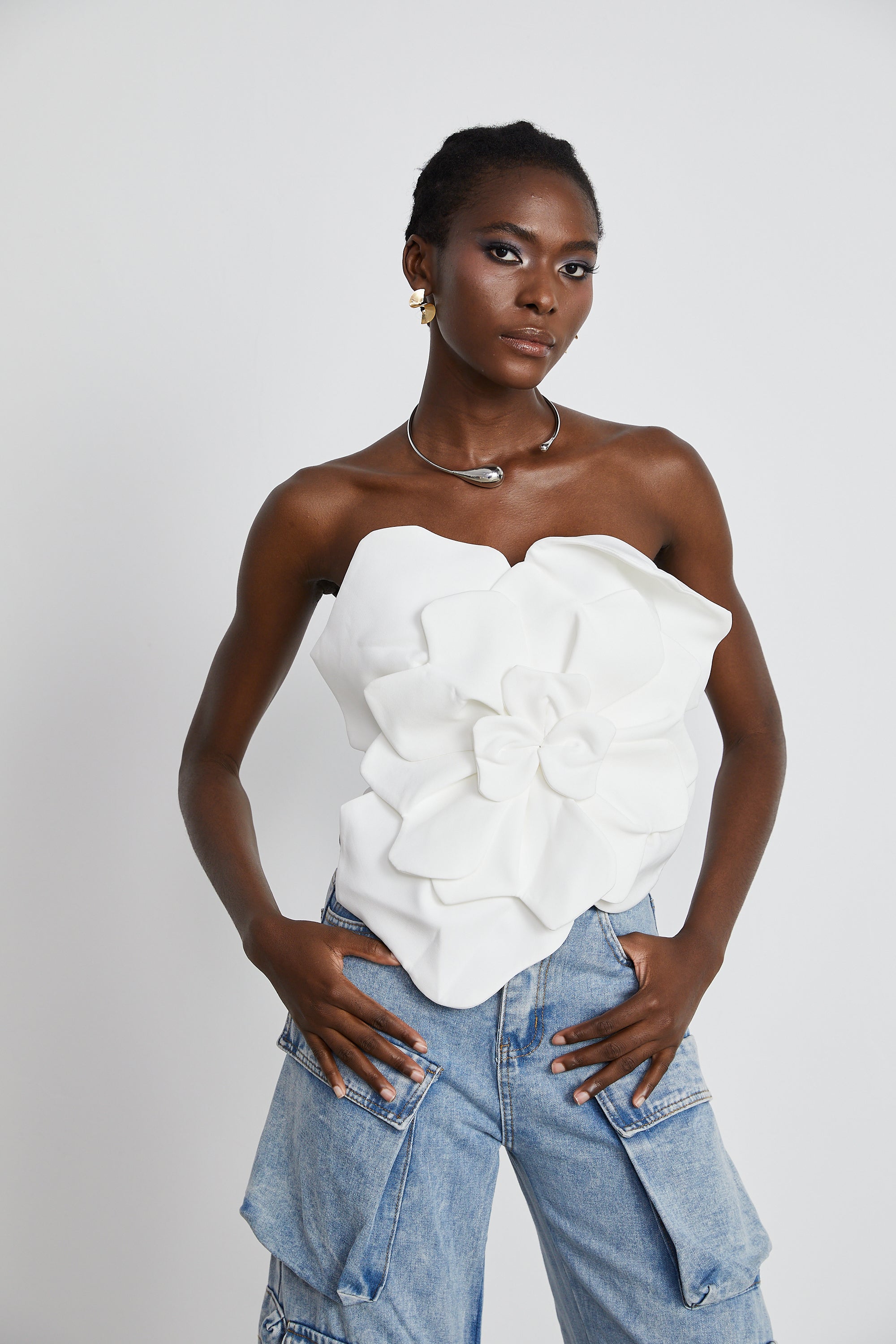 Penelope Floral Crop Top by SIENA - image 8