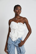 Penelope Floral Crop Top by SIENA
