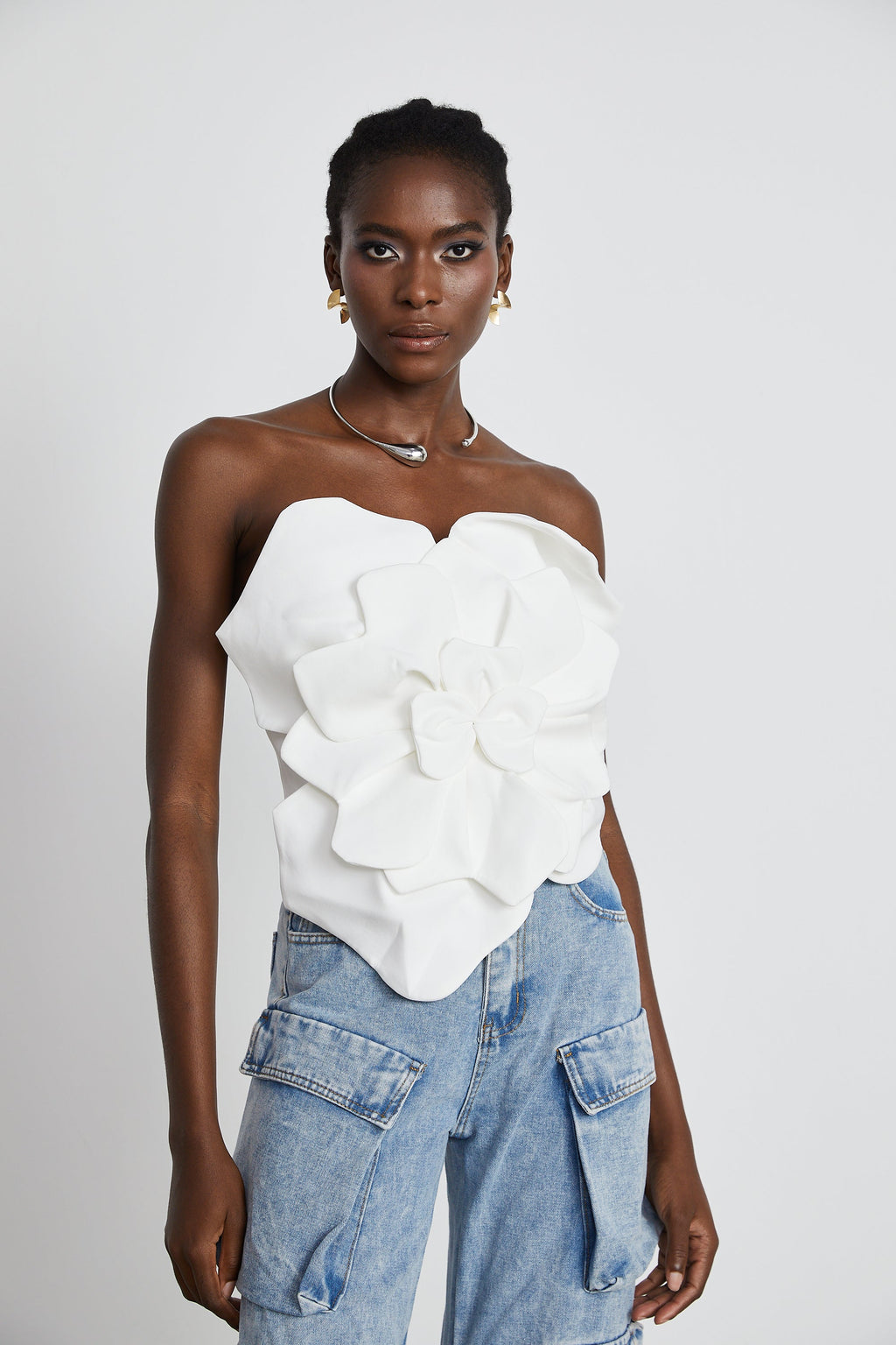 Penelope Floral Crop Top by SIENA - image 9
