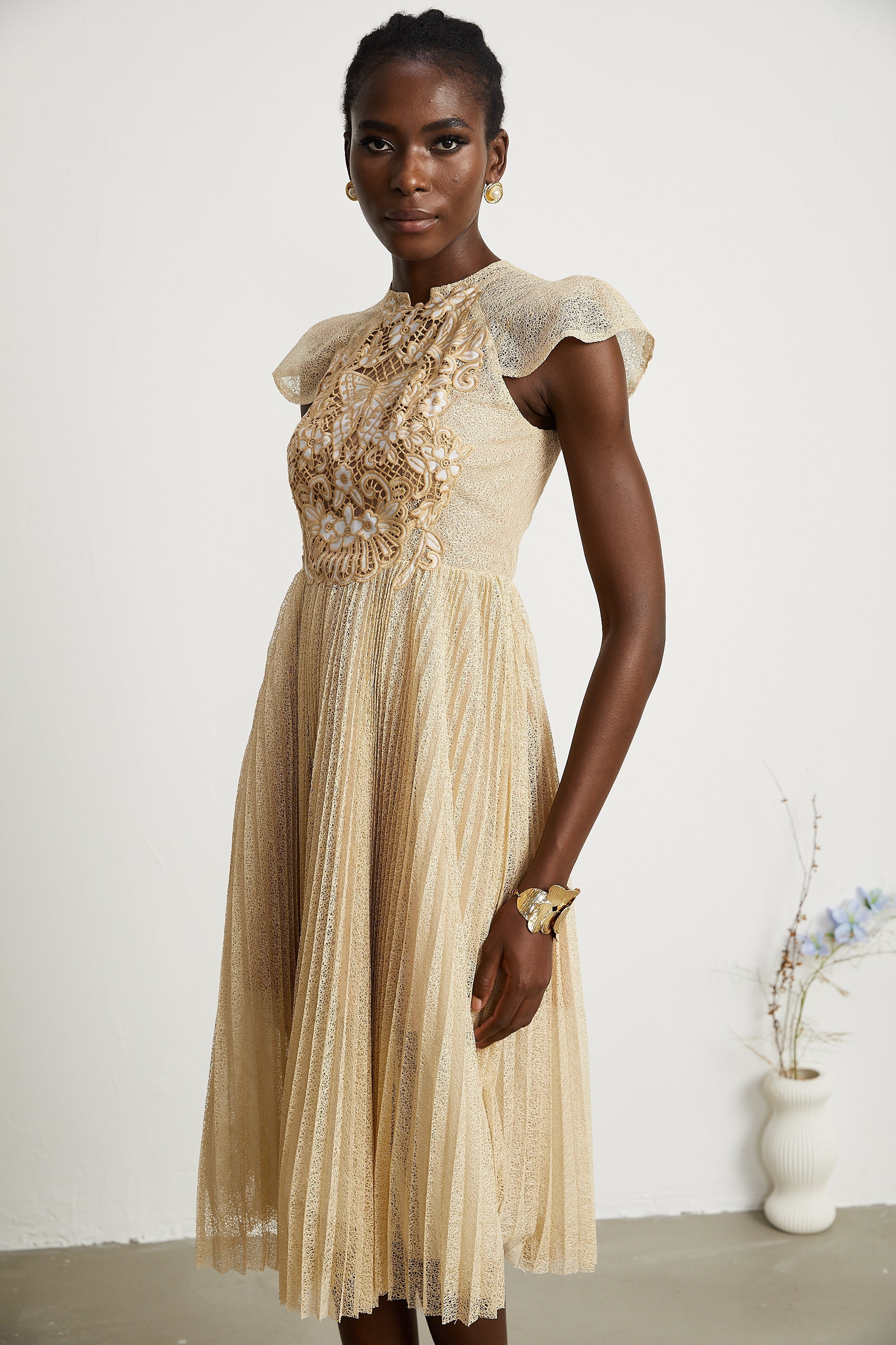 Nerissa Pleated Midi Dress by SIENA - image 7