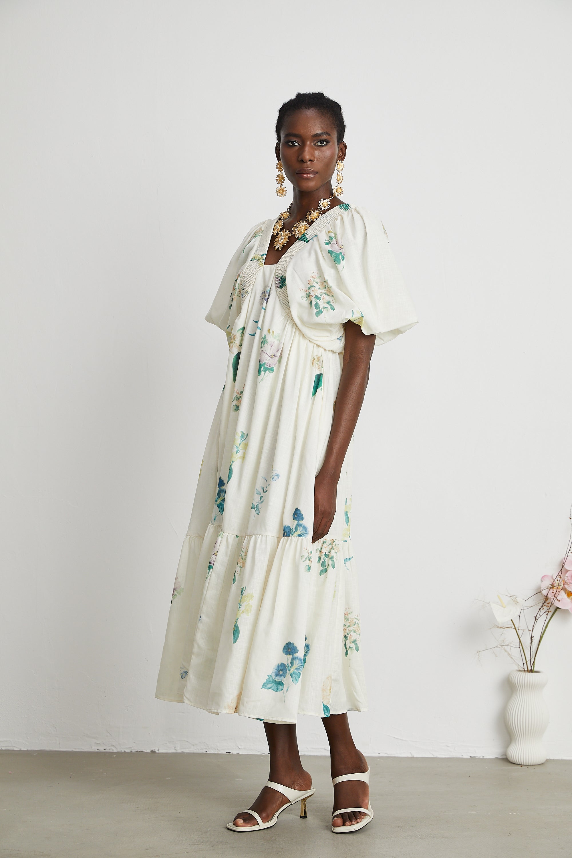 Cyrielle Floral Midi Dress by SIENA - image 7