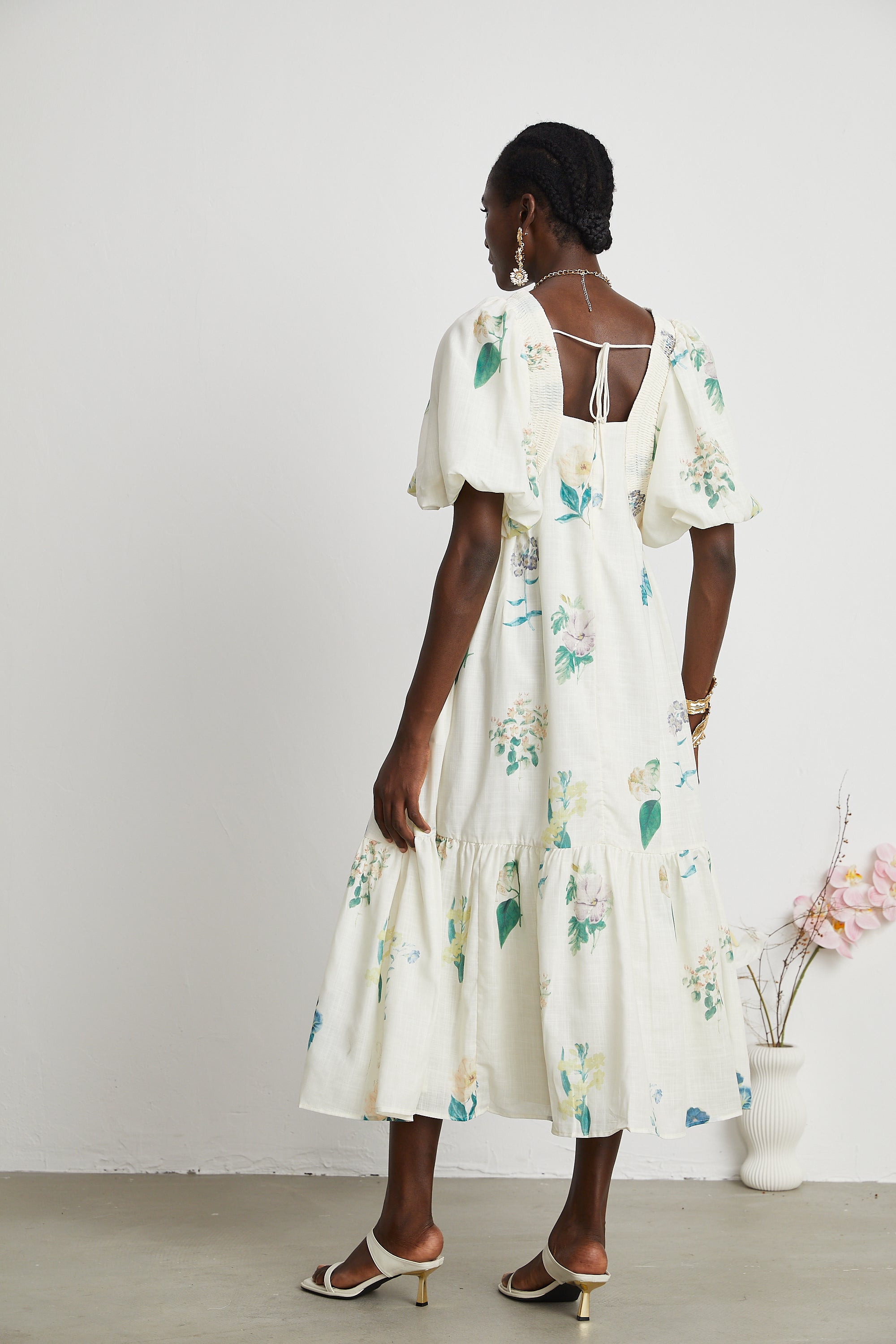 Cyrielle Floral Midi Dress by SIENA - image 4
