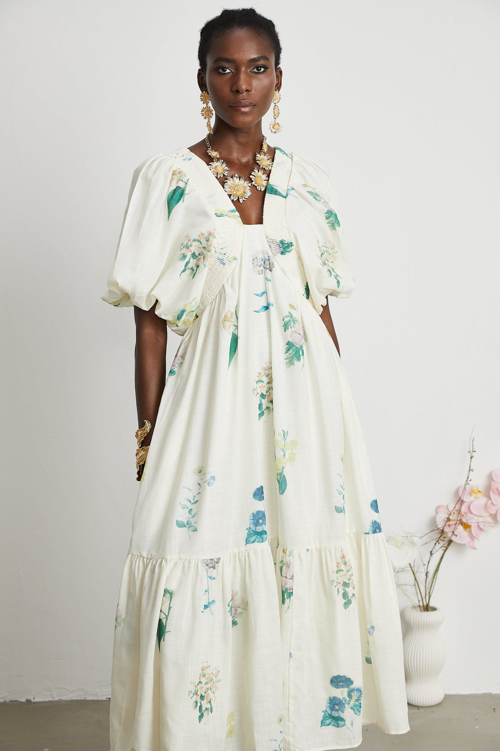 Cyrielle Floral Midi Dress by SIENA - image 3