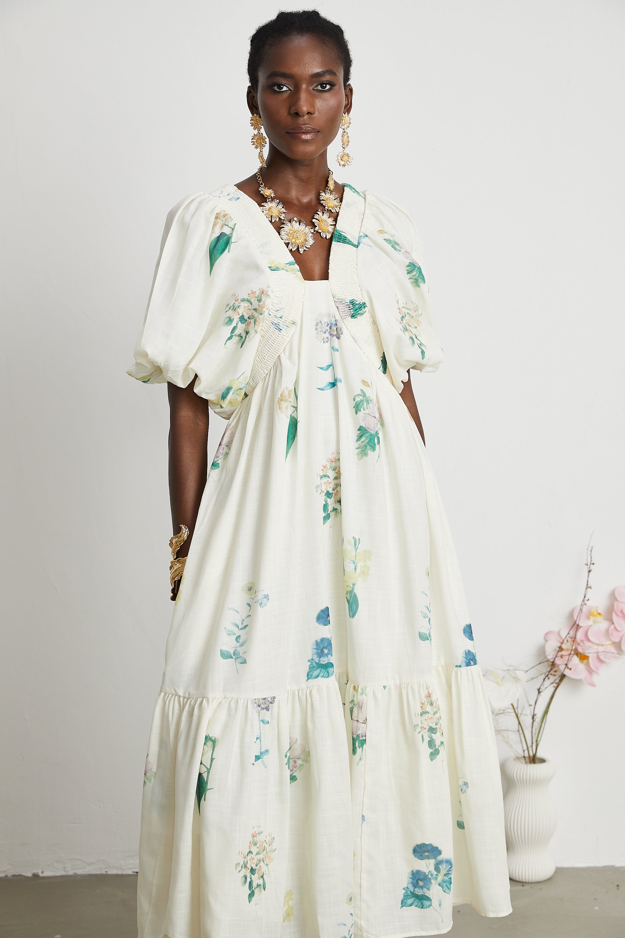 Cyrielle Floral Midi Dress by SIENA - image 3