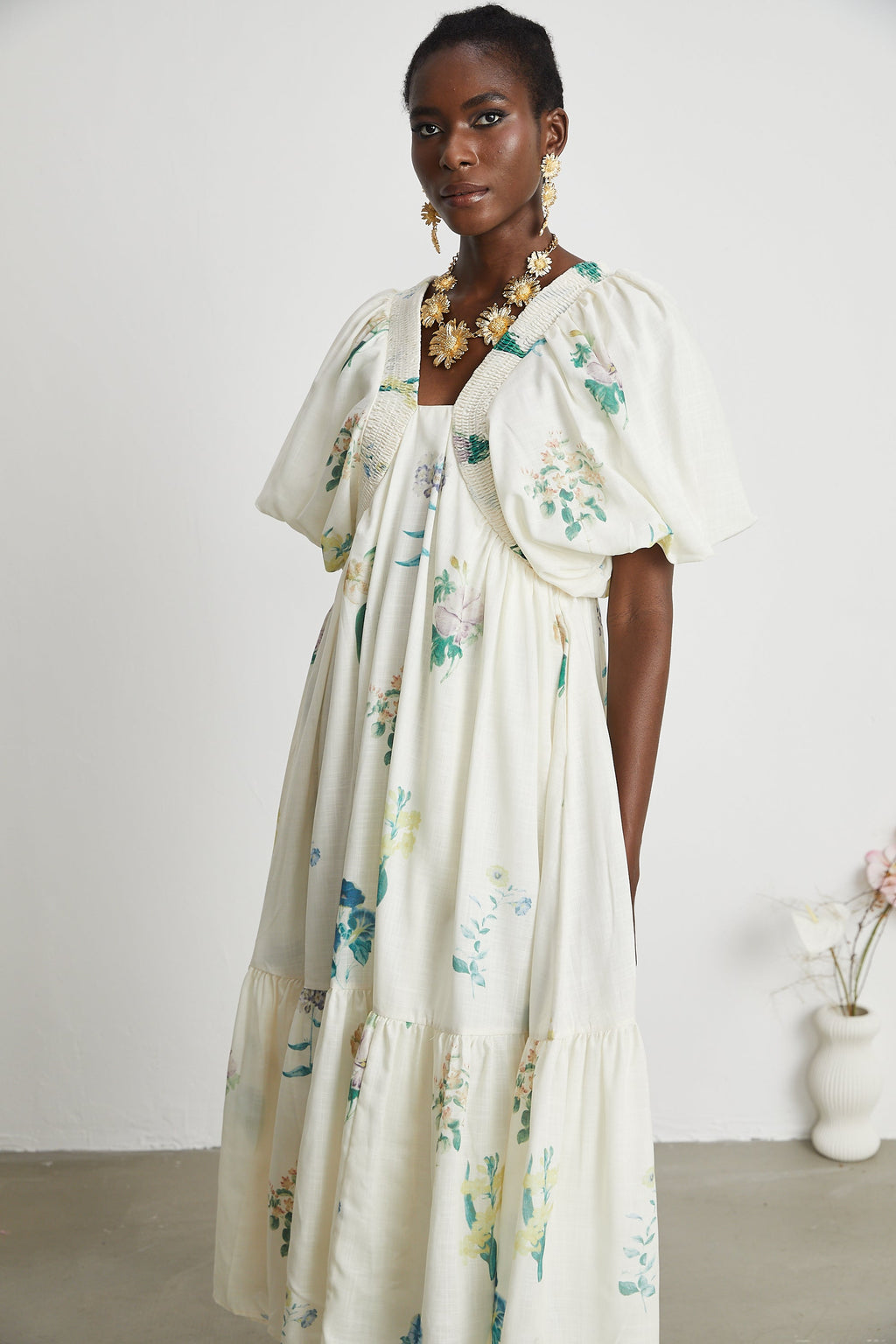Cyrielle Floral Midi Dress by SIENA - image 11