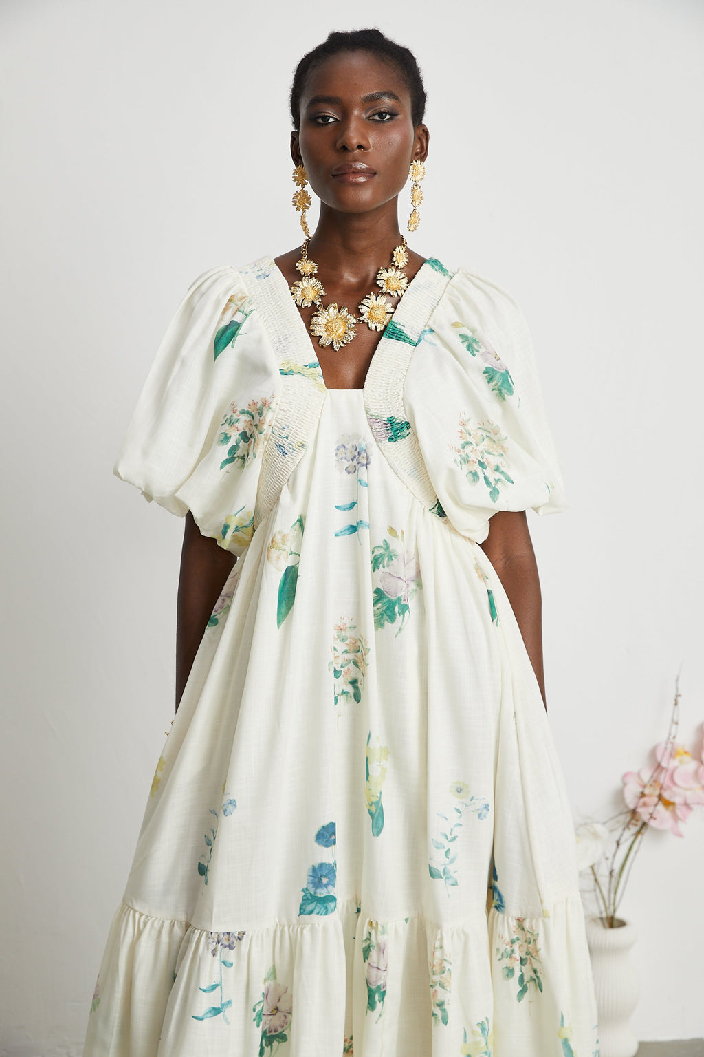 Cyrielle Floral Midi Dress by SIENA - image 12