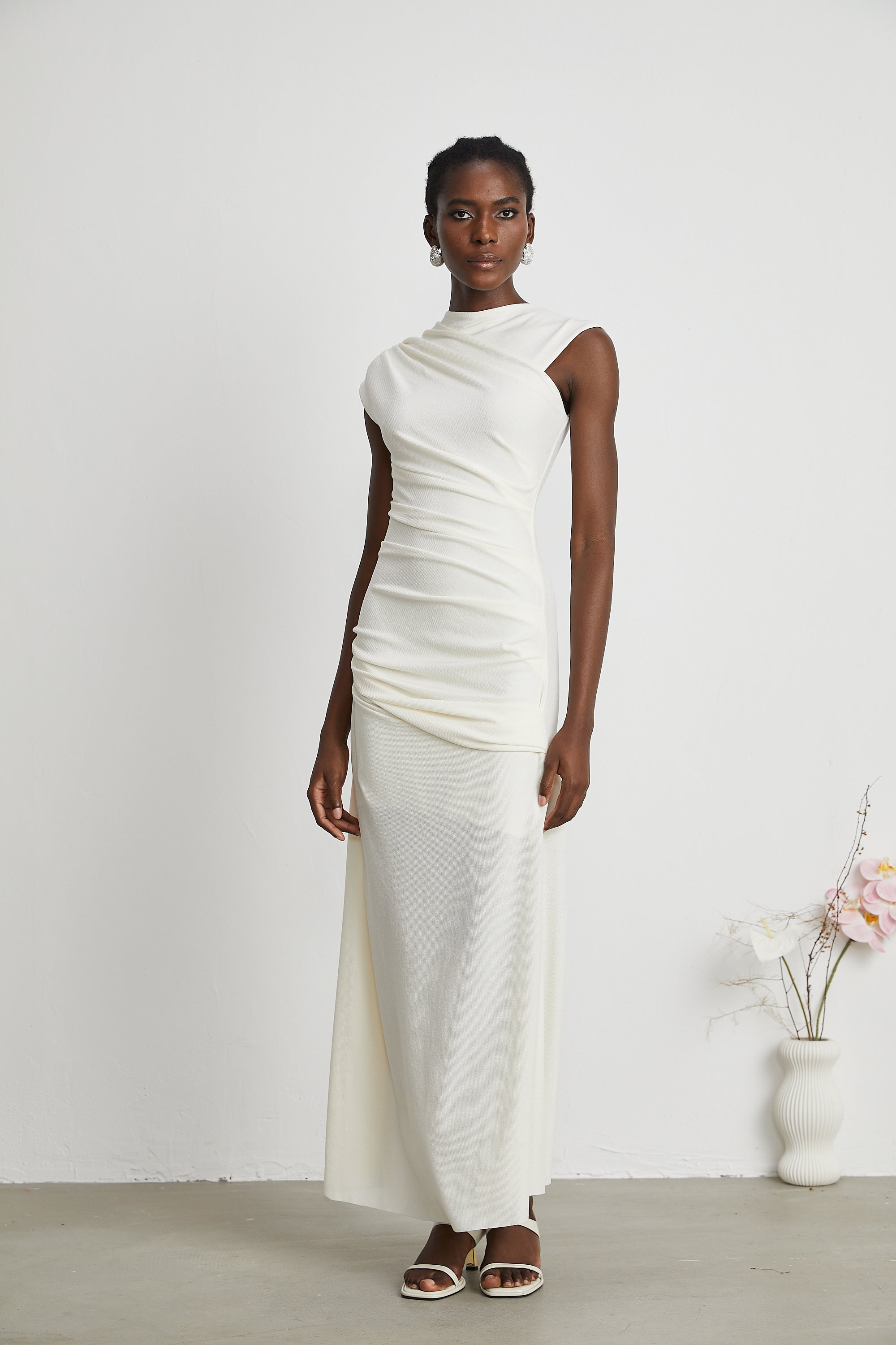 Lanetta Asymmetric Midi Dress by SIENA - image 5