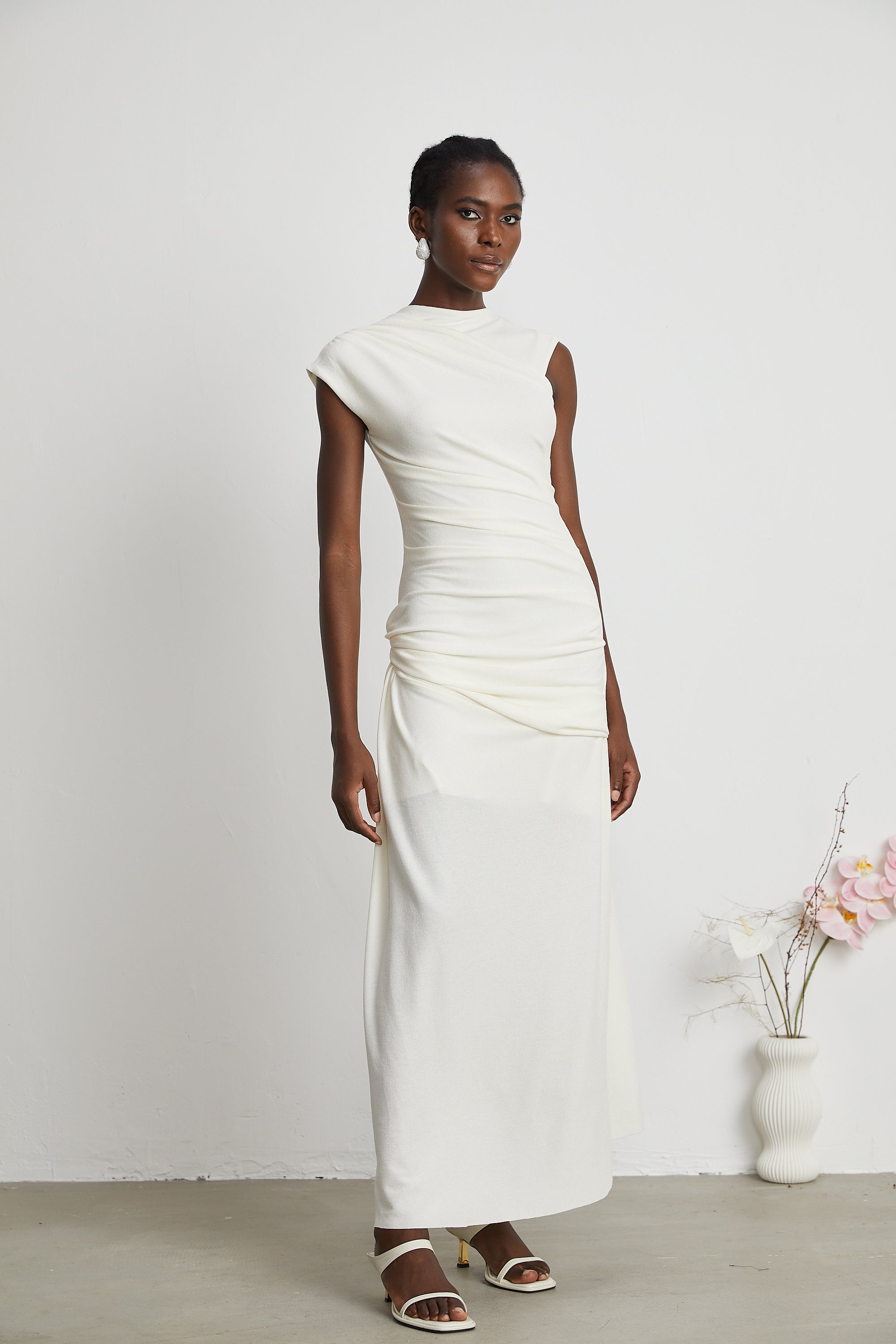 Lanetta Asymmetric Midi Dress by SIENA - image 7