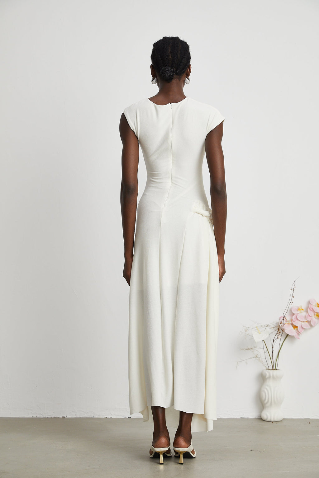 Lanetta Asymmetric Midi Dress by SIENA - image 3
