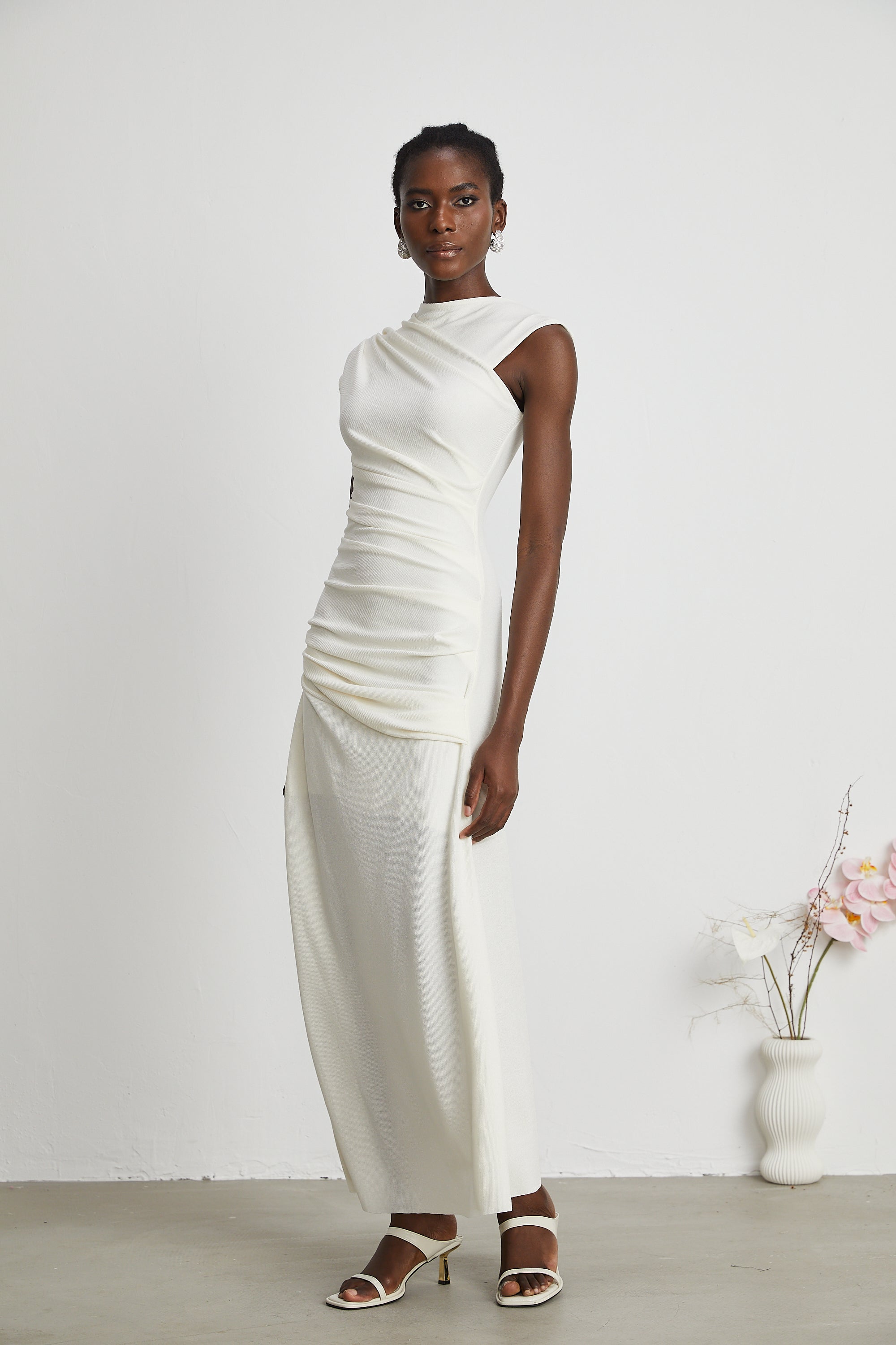 Lanetta Asymmetric Midi Dress by SIENA - image 10