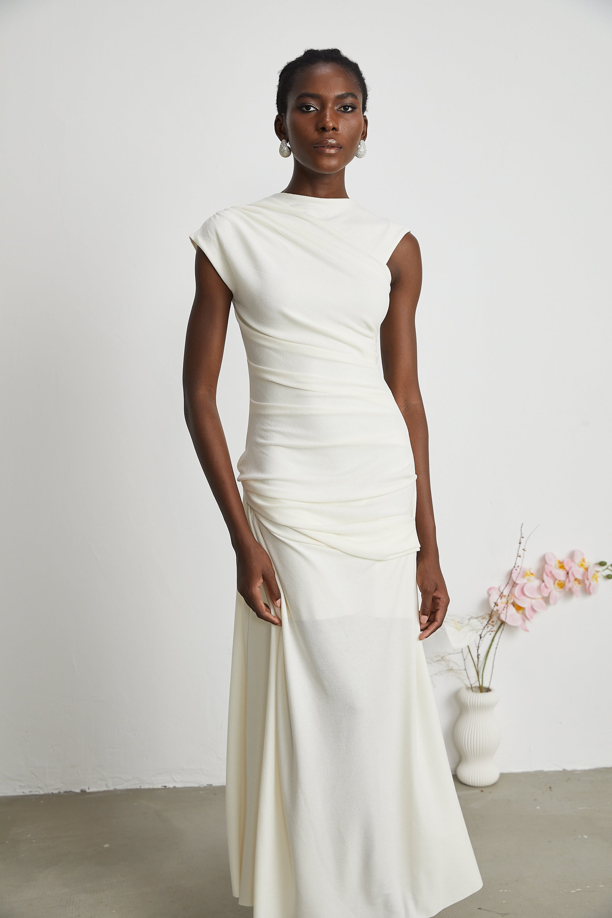 Lanetta Asymmetric Midi Dress by SIENA - image 9