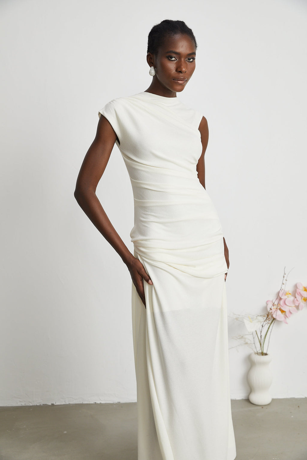 Lanetta Asymmetric Midi Dress by SIENA - image 12