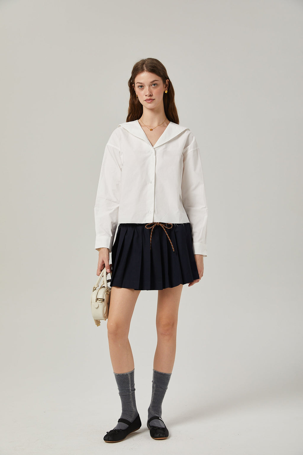 Madeleine Pleated Shorts by SIENA - image 4