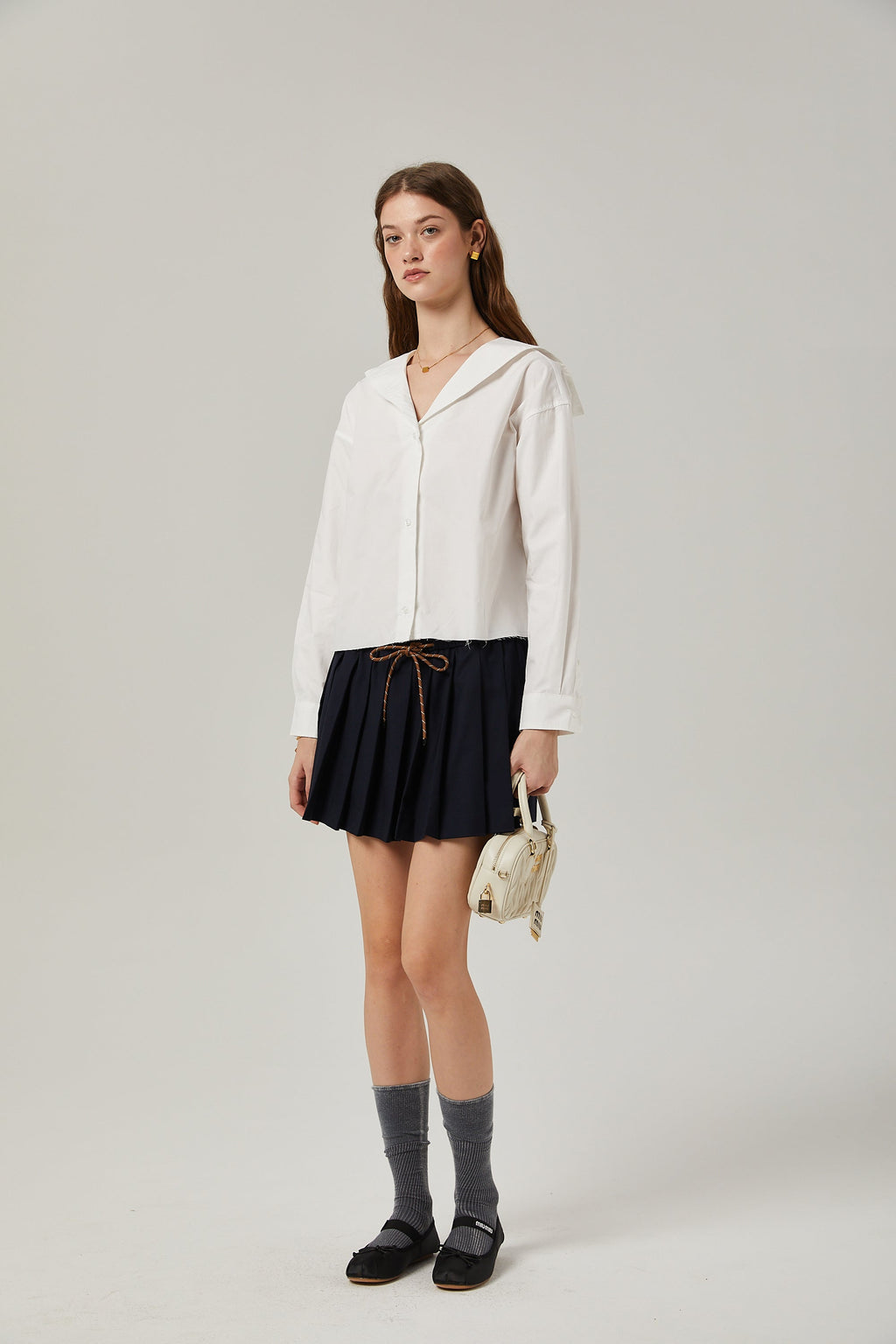 Madeleine Pleated Shorts by SIENA - image 5