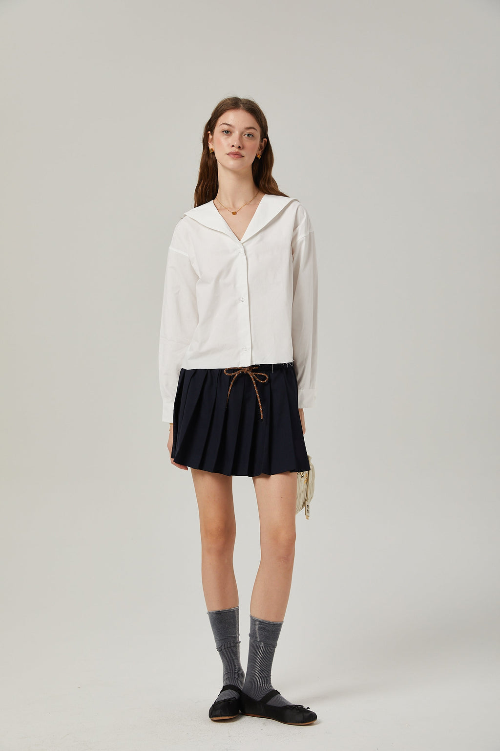 Madeleine Pleated Shorts by SIENA - image 6